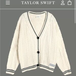 NEW! Official Taylor Swift Folklore The Cardigan Limited Edition Oversized M/L